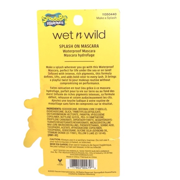 Wet & Wild SpongeBob Liquid Eyeliner Stamp & Waterproof Mascara Set - Picture 9 of 9